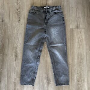 Zara Grey 90`s Mom Fit Jeans Size‎ 40 EUR 8 US